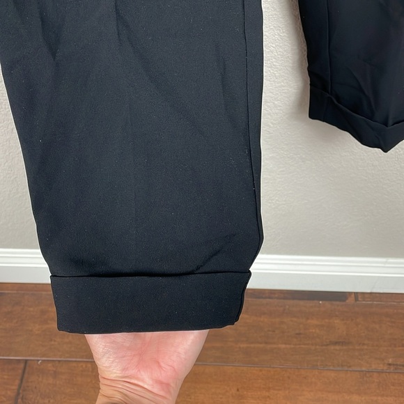 Marina Rinaldi Cady Trousers Black Career Office Pants Stretch Waist Plus Sz 16 - Picture 5 of 12